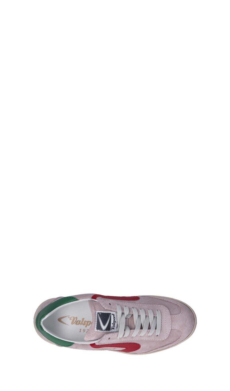 VALSPORT Sneaker donna rosa/rossa/verde in suede