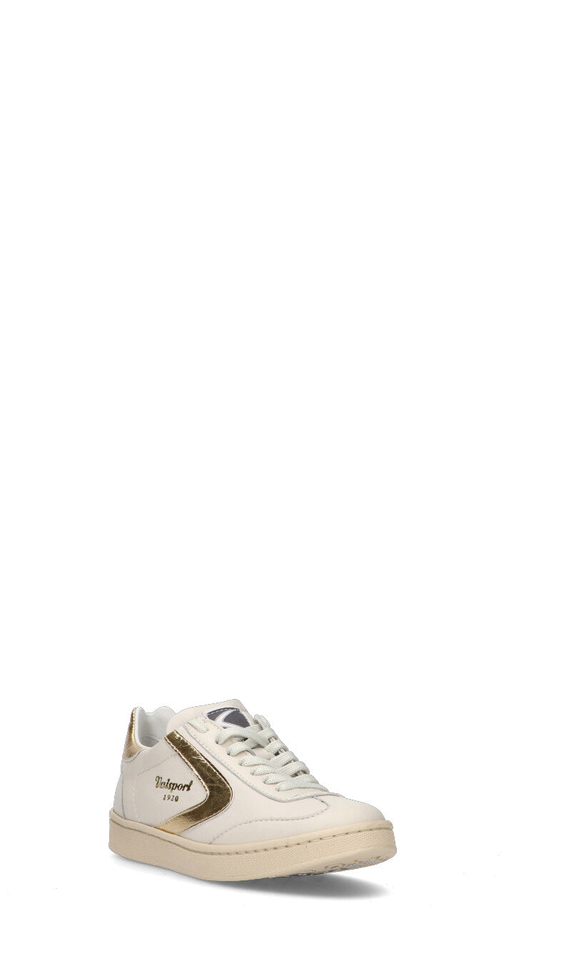 VALSPORT OLIMPIA Sneaker donna bianca/oro in pelle