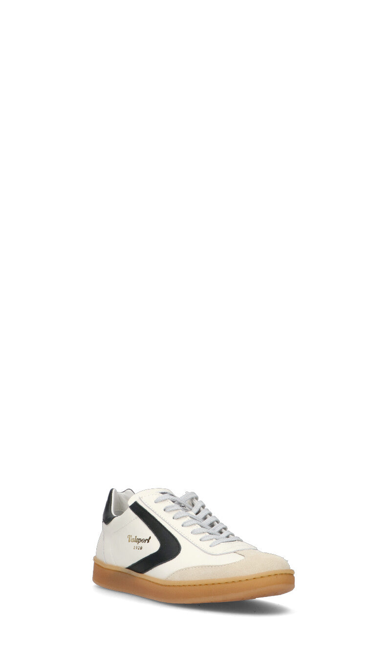 VALSPORT OLIMPIA Sneaker uomo bianca/nera in pelle