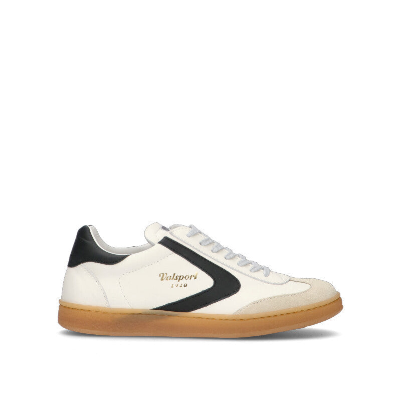 VALSPORT OLIMPIA Sneaker uomo bianca/nera in pelle