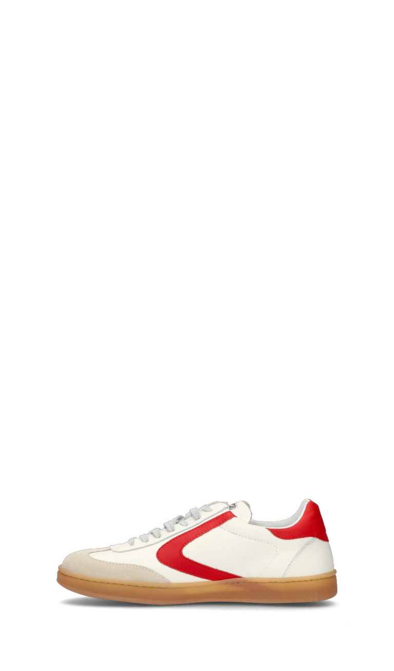 VALSPORT OLIMPIA Sneaker uomo bianca/rossa in pelle