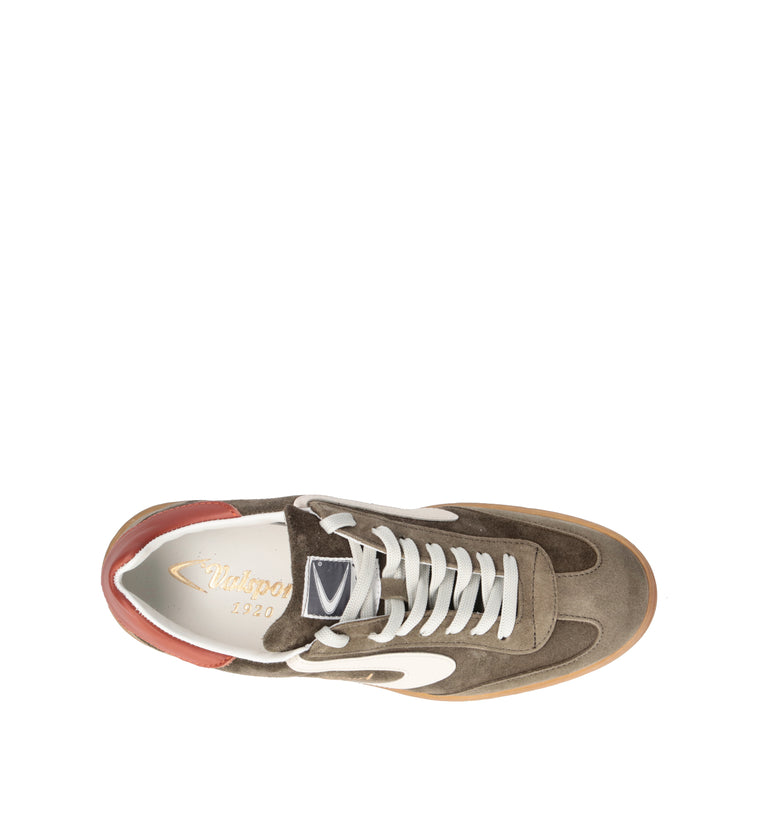 VALSPORT OLIMPIA Sneaker uomo verde in suede