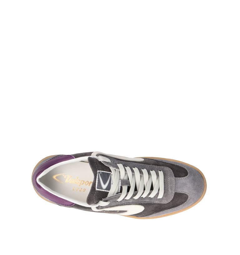 VALSPORT OLIMPIA Sneaker uomo grigia in suede