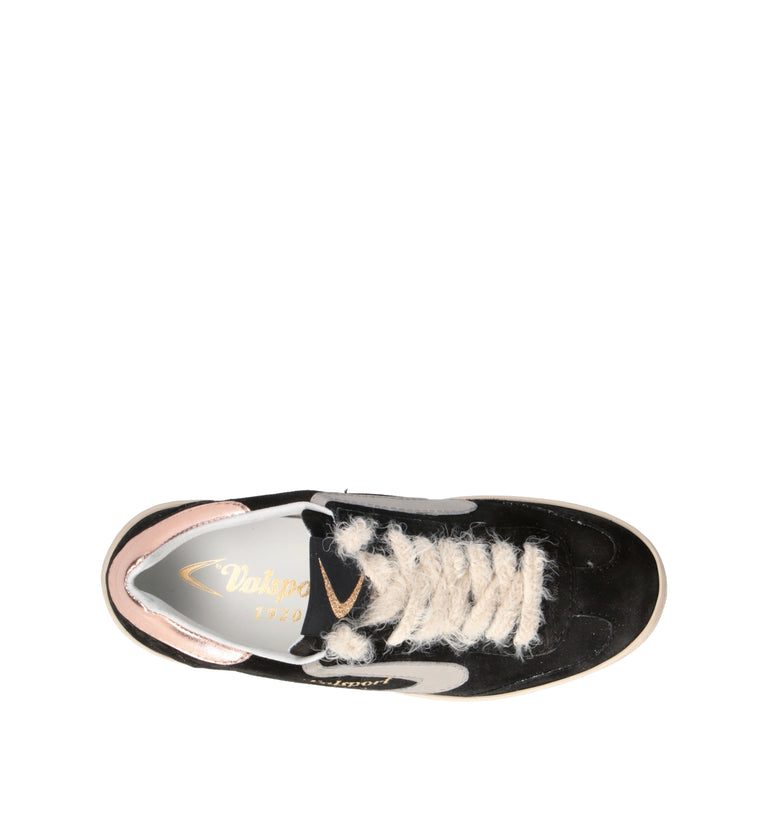 VALSPORT OLIMPIA Sneaker donna nera in nabuk