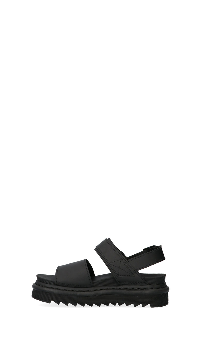 DR. MARTENS VOSS STUD  Sandalo donna nero in pelle rivestita