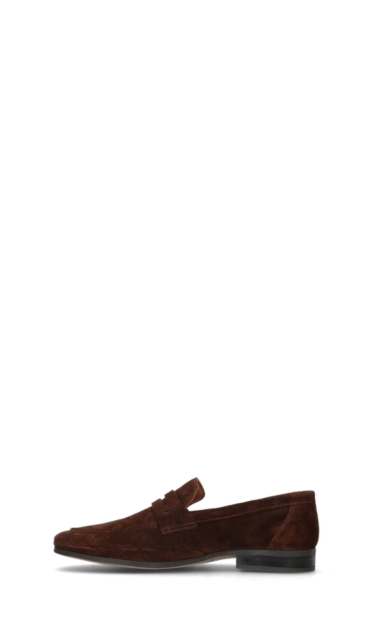 FRICKY Mocassino uomo marrone in suede