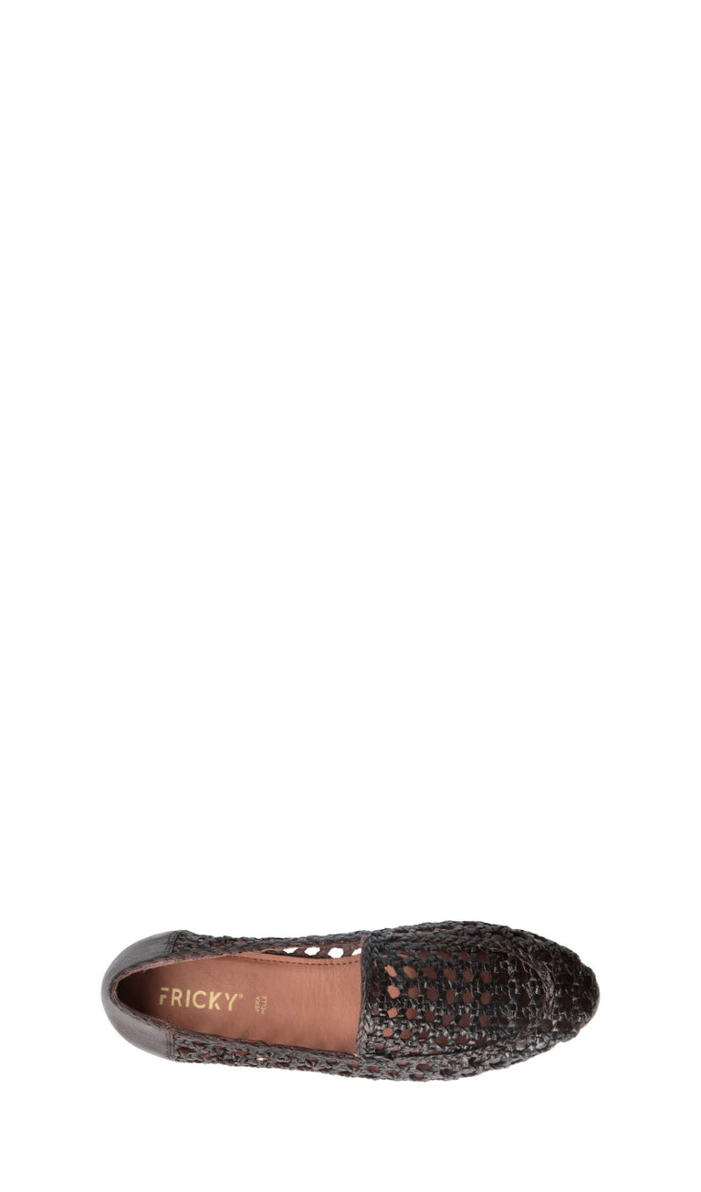 FRICKY Mocassino donna marrone in pelle
