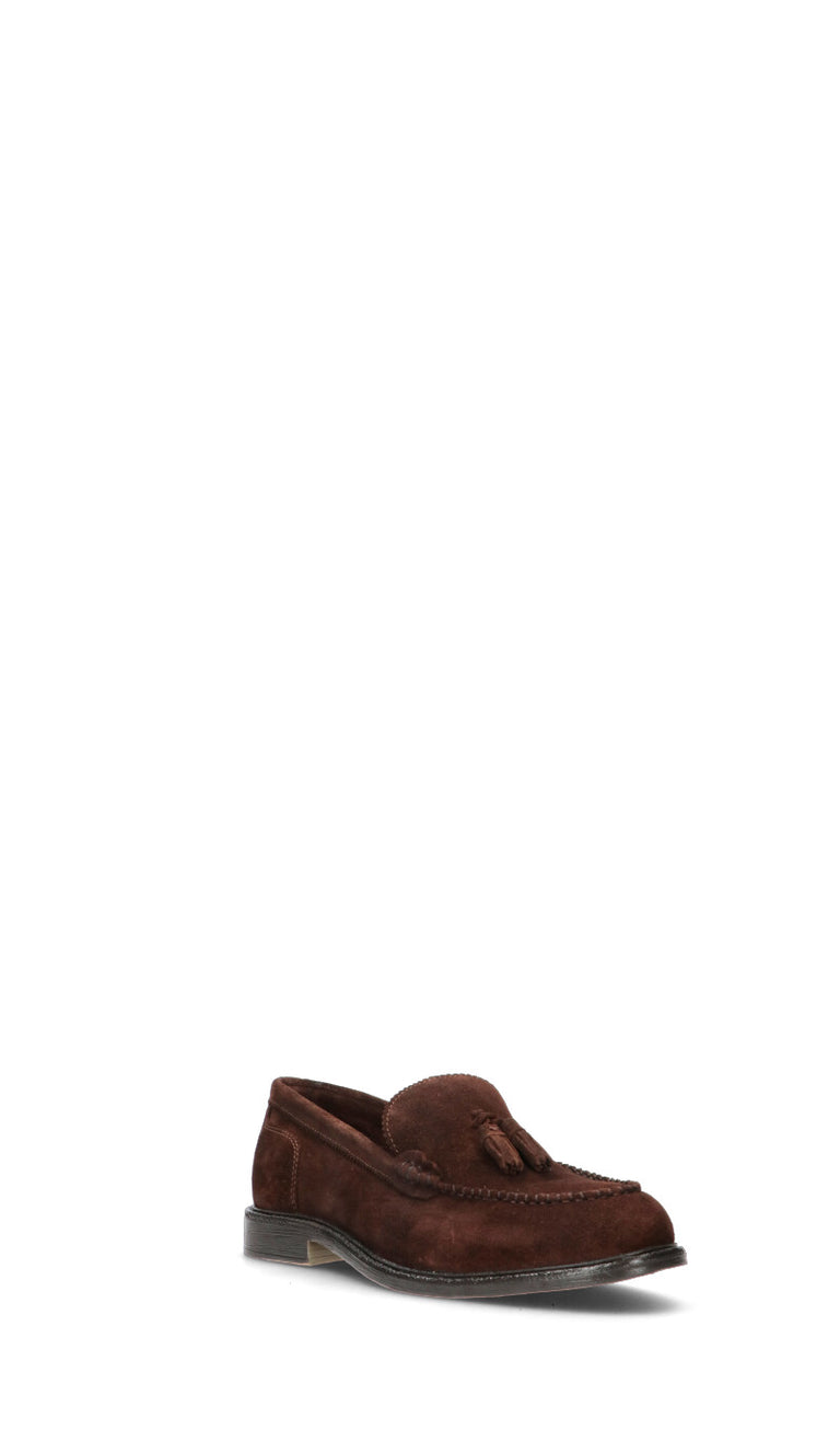 FRICKY Mocassino uomo marrone in suede