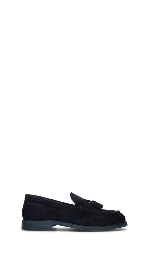 FRICKY Mocassino uomo blu in suede