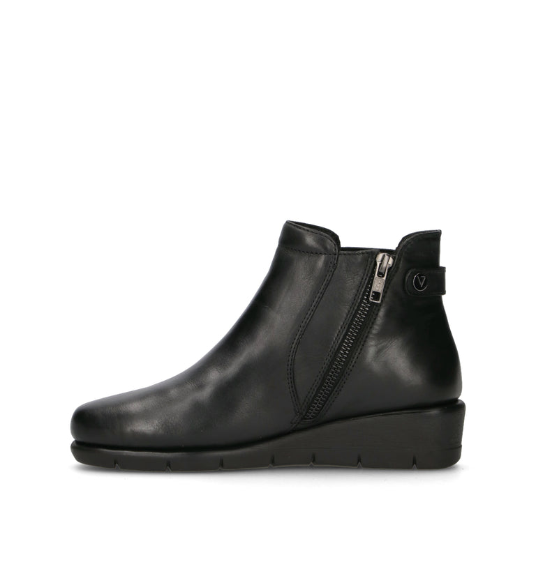 VALLEVERDE Scarpa comfort donna nero in pelle