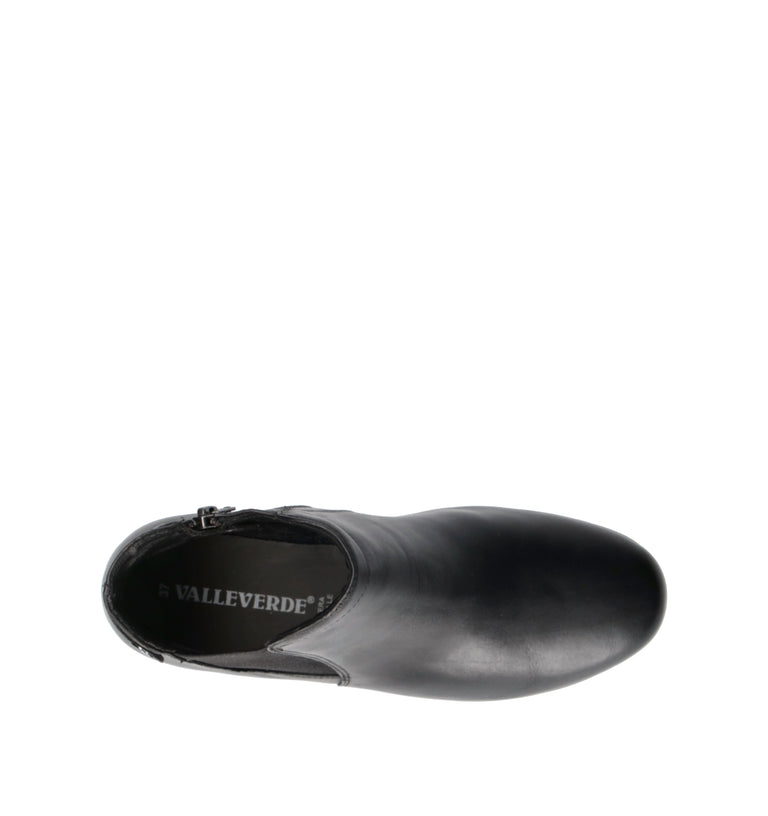 VALLEVERDE Scarpa comfort donna nero in pelle