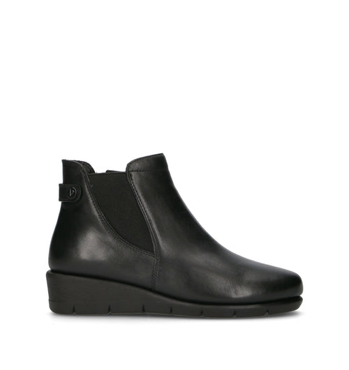 VALLEVERDE Scarpa comfort donna nero in pelle