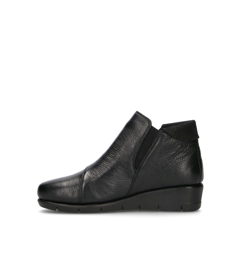 VALLEVERDE Scarpa comfort donna nera in pelle