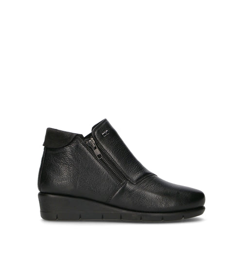 VALLEVERDE Scarpa comfort donna nera in pelle