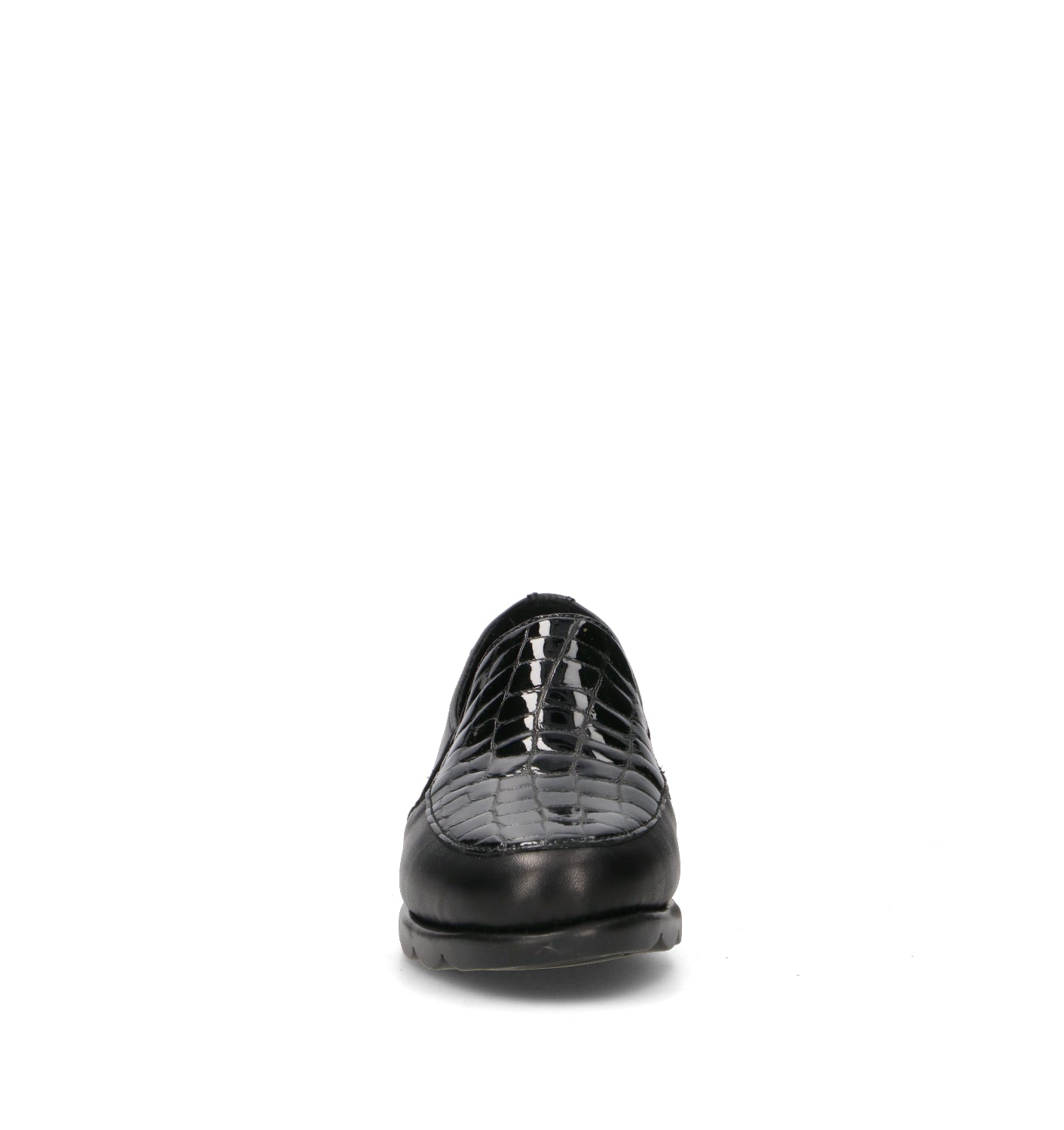 VALLEVERDE Mocassino donna nero in pelle