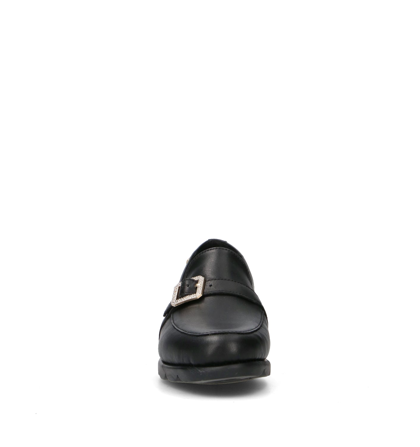 VALLEVERDE Mocassino donna nero in pelle
