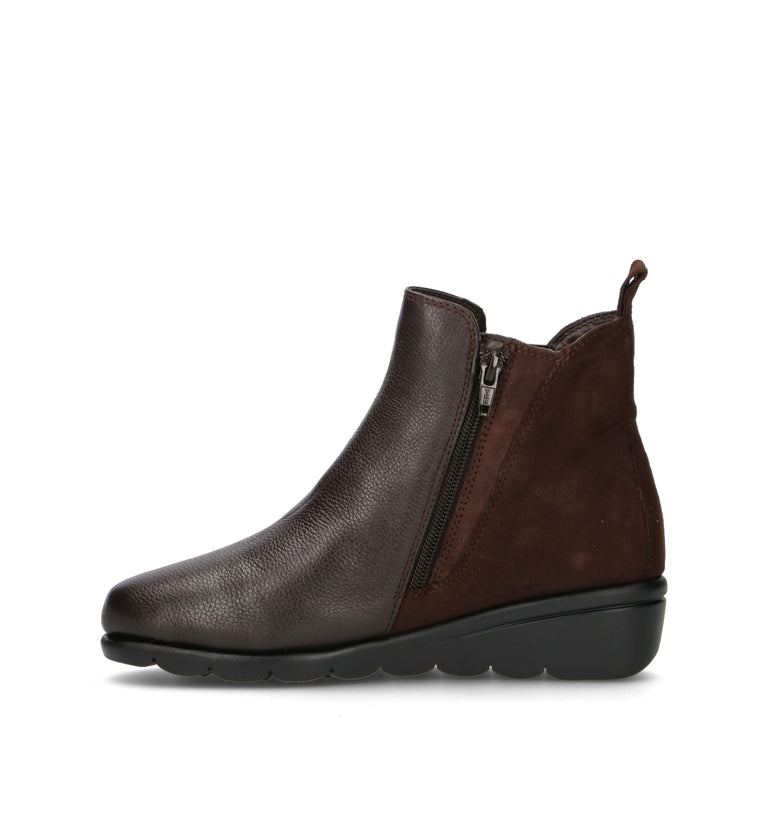 VALLEVERDE Tronchetto donna marrone in suede