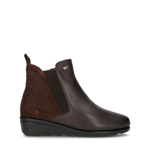 VALLEVERDE Tronchetto donna marrone in suede