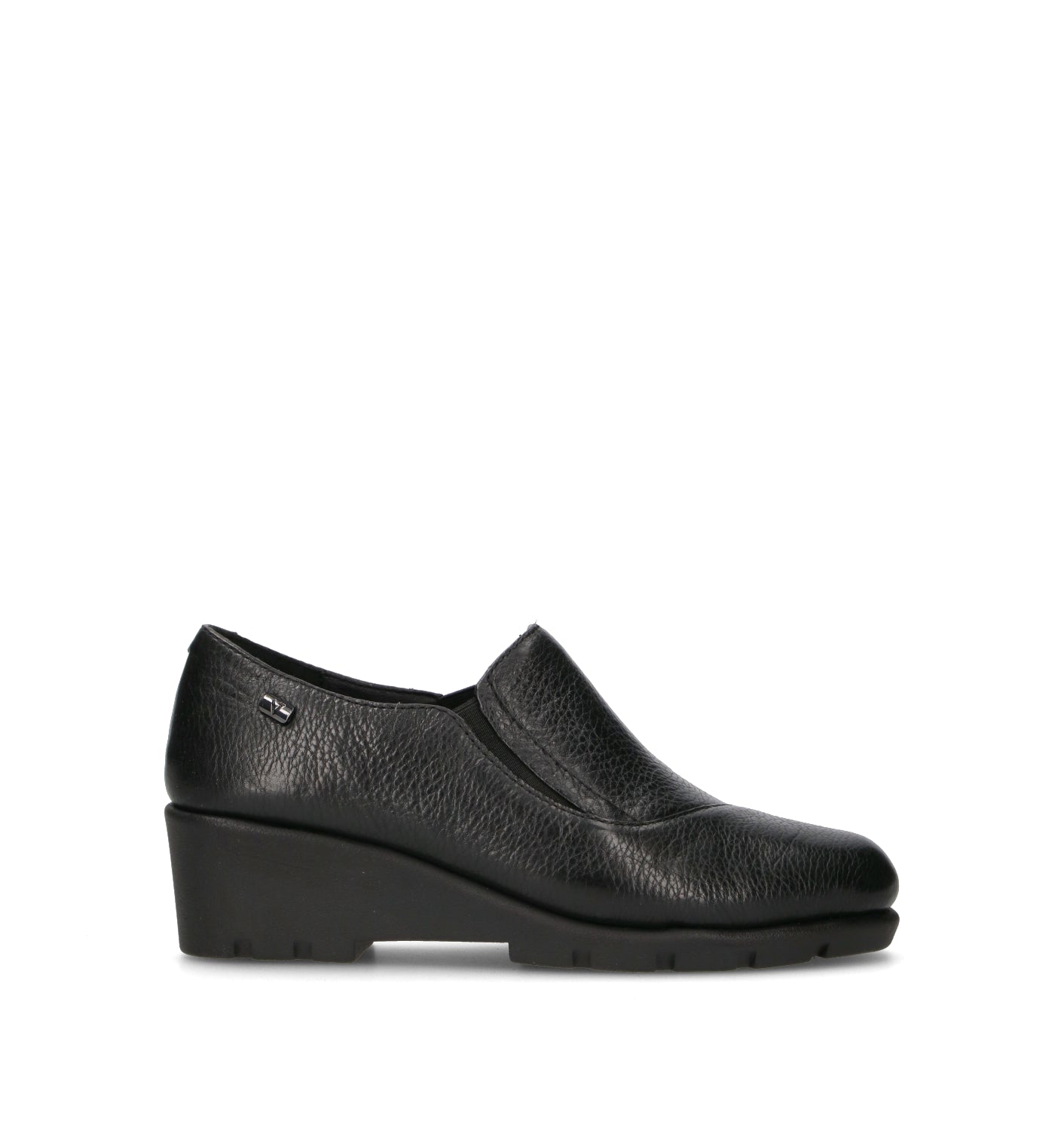 VALLEVERDE Scarpa comfort donna nera in pelle