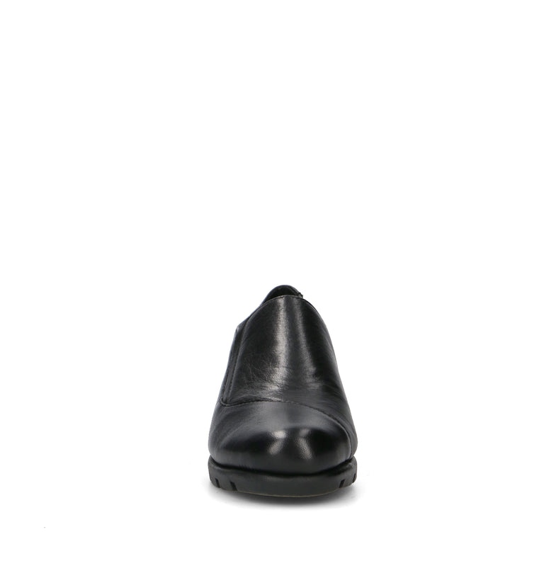 VALLEVERDE Scarpa comfort donna nera in pelle