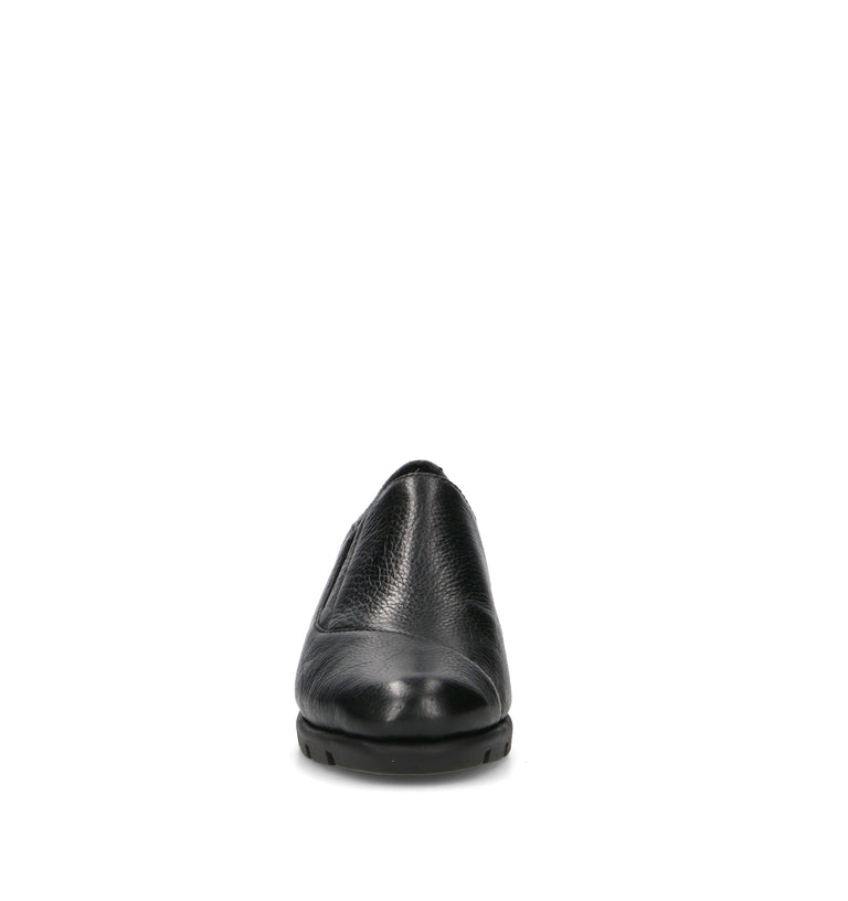 VALLEVERDE Scarpa comfort donna nera in pelle