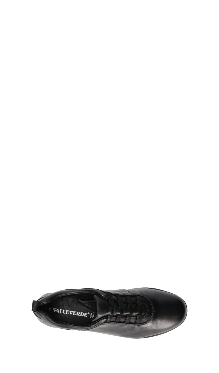 VALLEVERDE Scarpa comfort donna nera in pelle