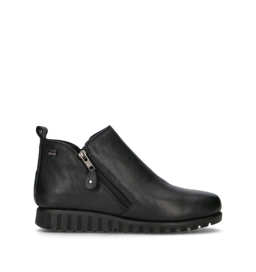 VALLEVERDE Scarpa comfort donna nera in pelle