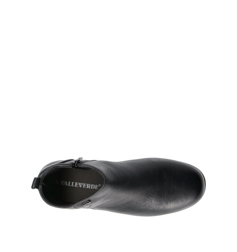 VALLEVERDE Tronchetto donna nero in pelle