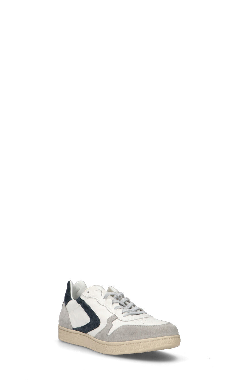 VALSPORT Sneaker uomo bianca/grigia/blu in suede