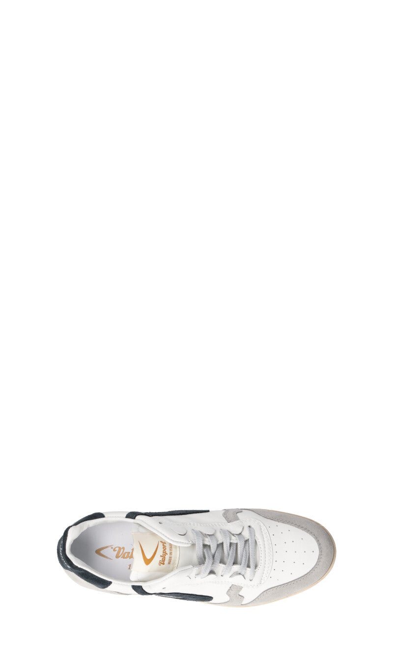 VALSPORT Sneaker uomo bianca/grigia/blu in suede