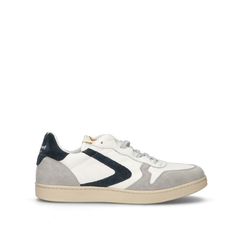 VALSPORT Sneaker uomo bianca/grigia/blu in suede