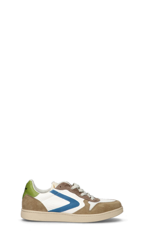 VALSPORT Sneaker uomo bianca/marrone/azzurra/verde in suede