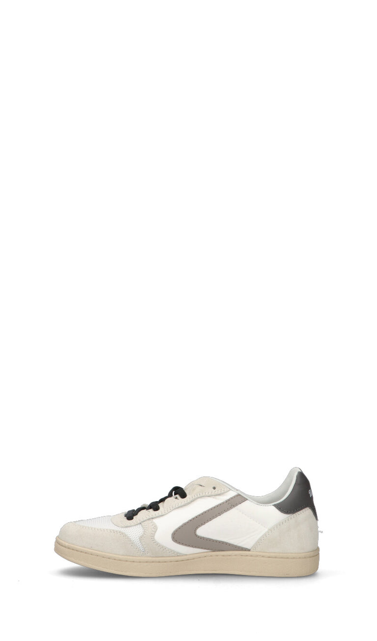 VALSPORT Sneaker uomo bianca/panna/grigia in suede