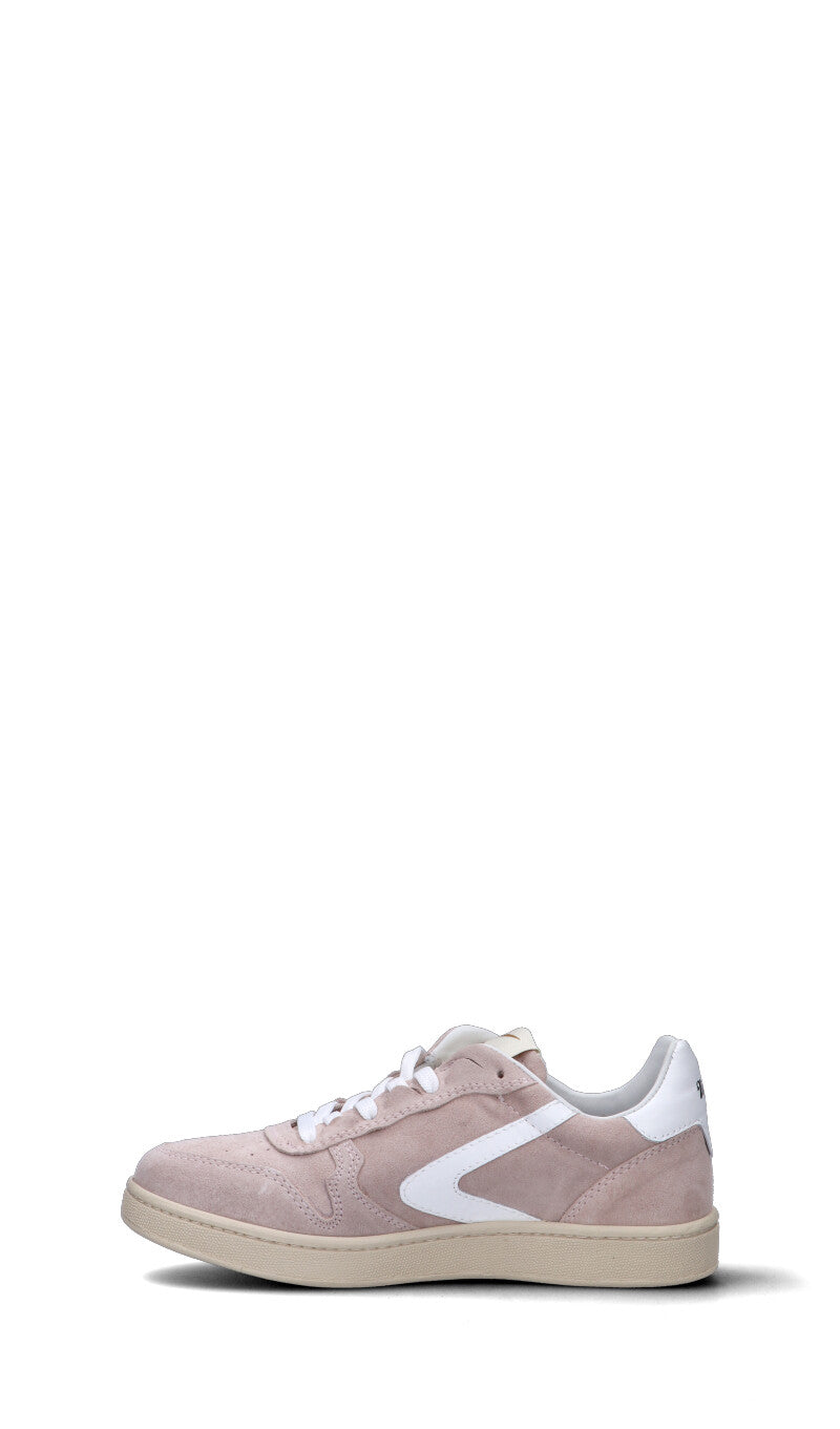 VALSPORT Sneaker donna rosa/bianca in suede