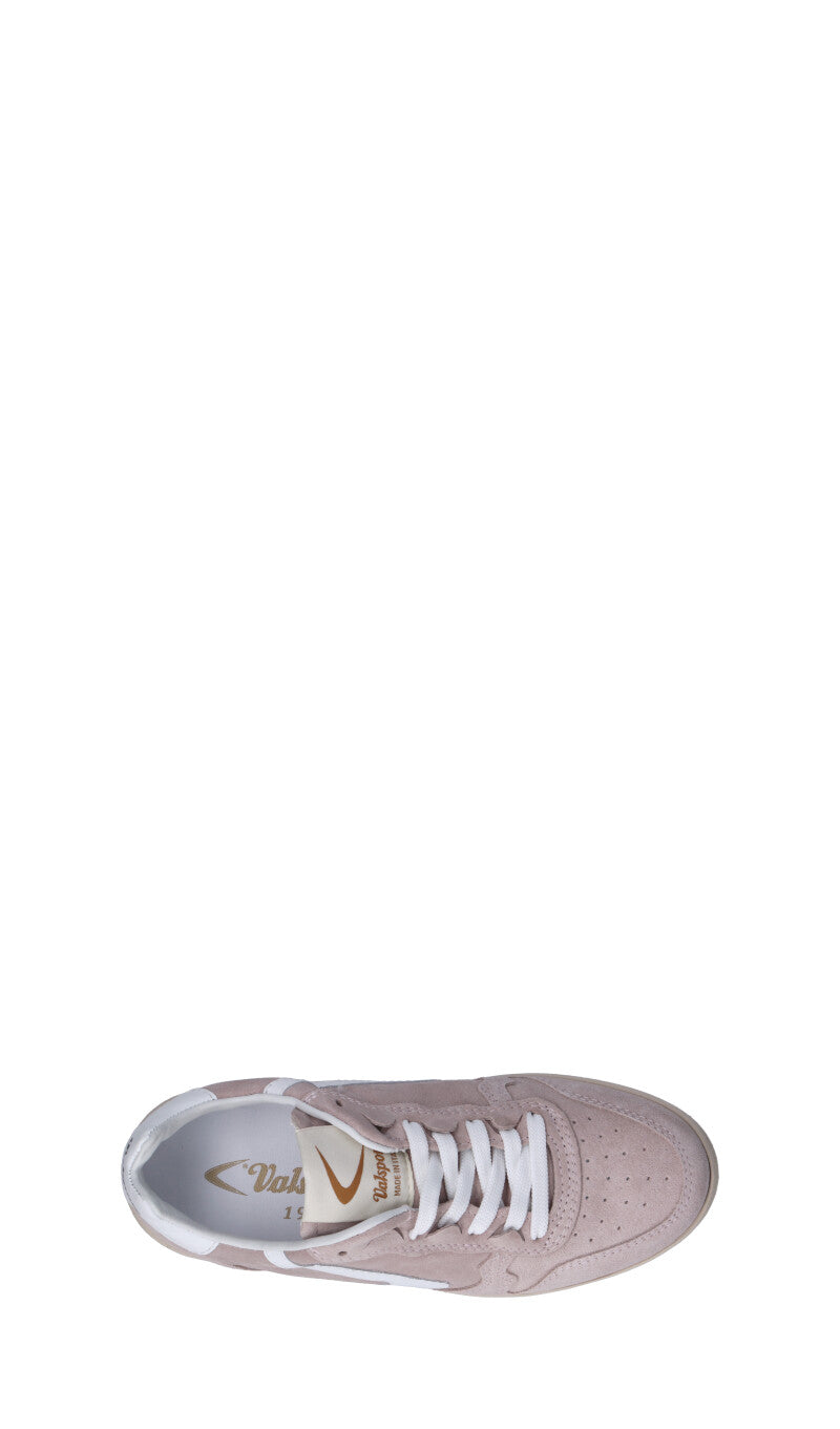 VALSPORT Sneaker donna rosa/bianca in suede