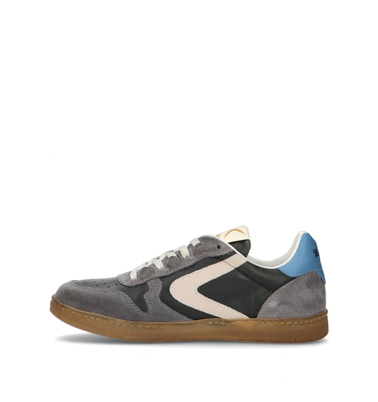 VALSPORT SUPER Sneaker uomo grigia in pelle