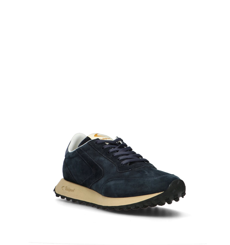 VALSPORT Sneaker uomo blu in suede