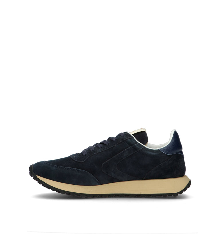 VALSPORT Sneaker uomo blu in suede