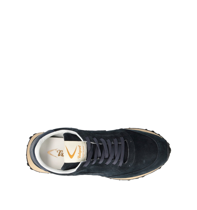 VALSPORT Sneaker uomo blu in suede