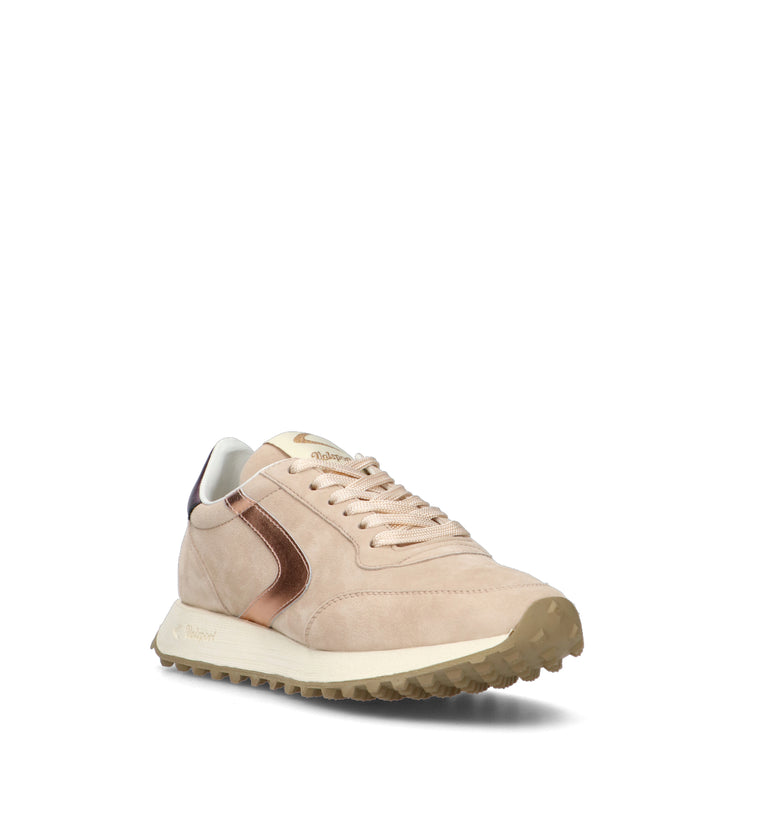 VALSPORT Sneaker donna champagne in suede