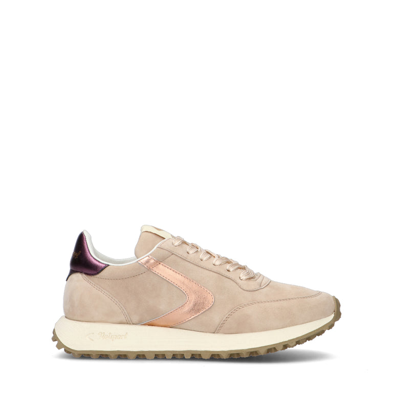 VALSPORT Sneaker donna champagne in suede