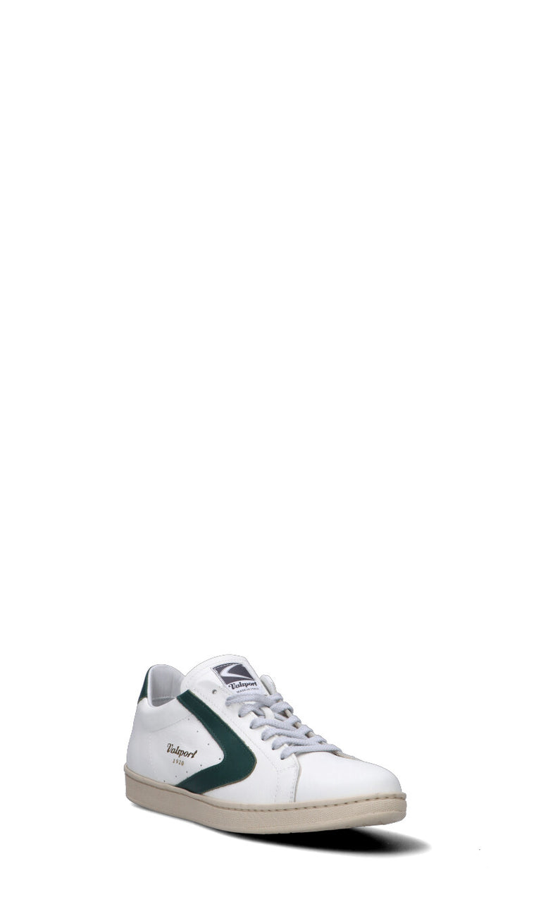 VALSPORT Sneaker uomo bianca/verde in pelle