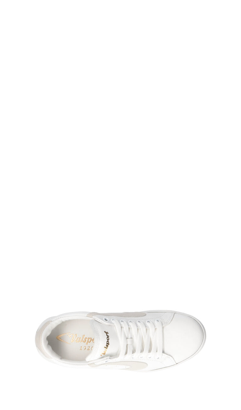 VALSPORT TOURNAMENT Sneaker donna bianca/beige in pelle