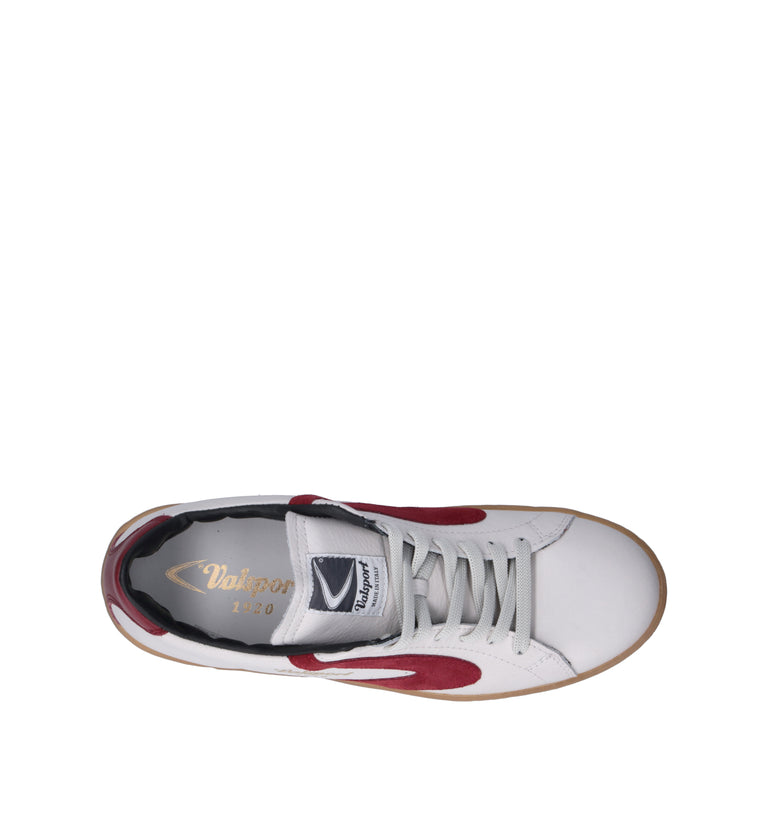 VALSPORT TOURNAMENT Sneaker uomo bianca in pelle