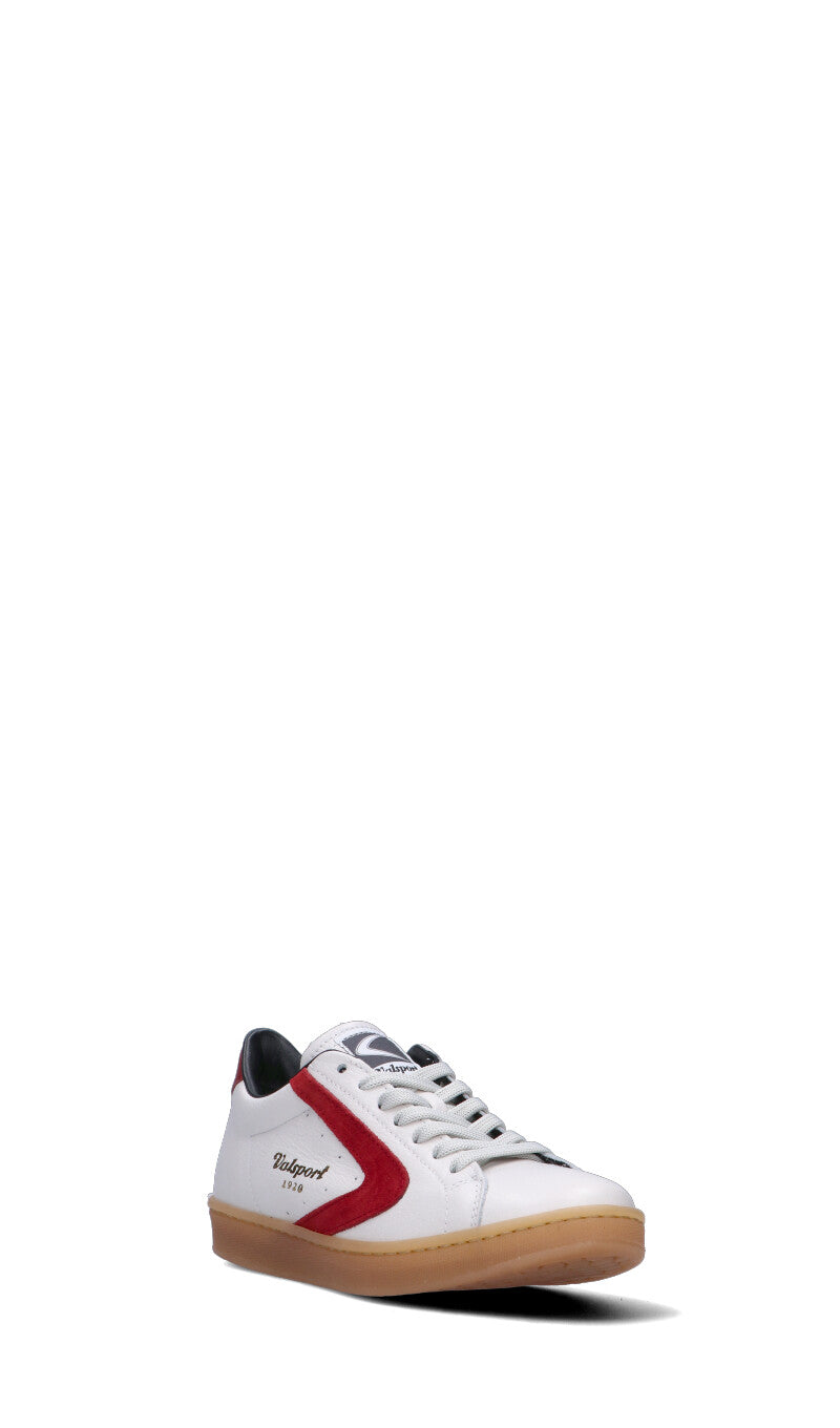 VALSPORT - TOURNAMENT LEATHER HONEY SOLE Sneaker donna bianca/rossa in pelle