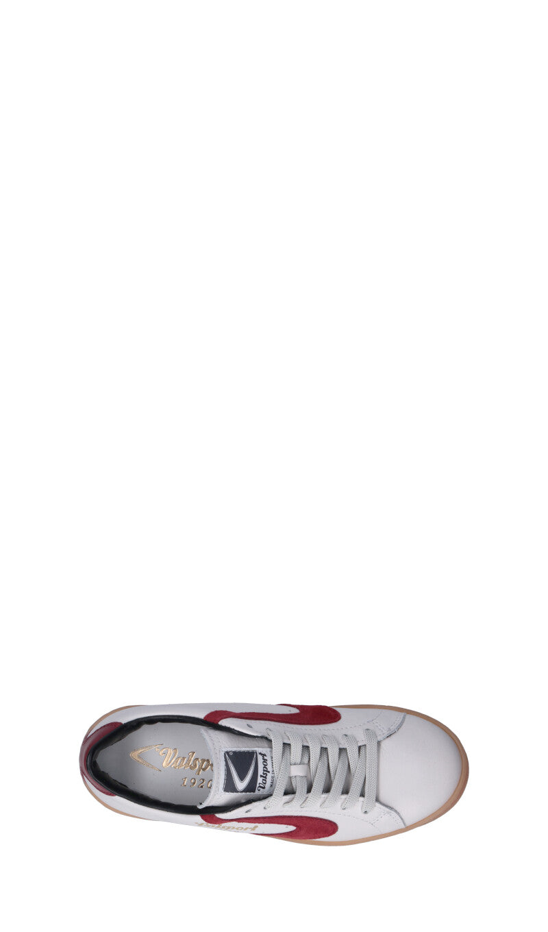 VALSPORT - TOURNAMENT LEATHER HONEY SOLE Sneaker donna bianca/rossa in pelle