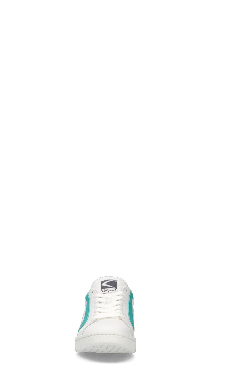 VALSPORT TOURNAMENT Sneaker donna bianca/acquamarina in pelle