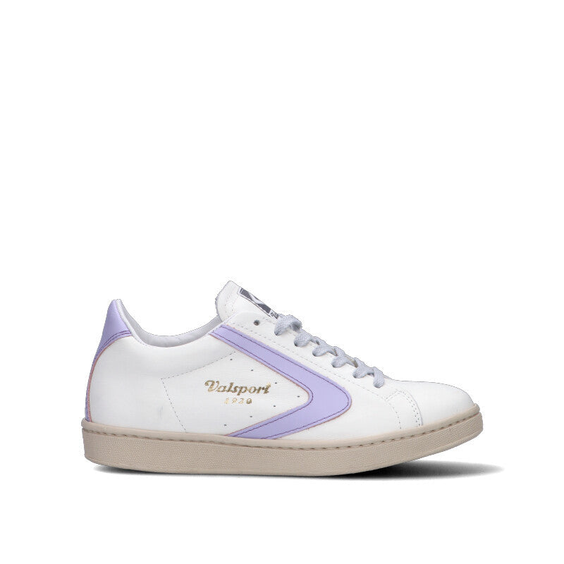 VALSPORT TOURNAMENT Sneaker donna bianca/lilla in pelle