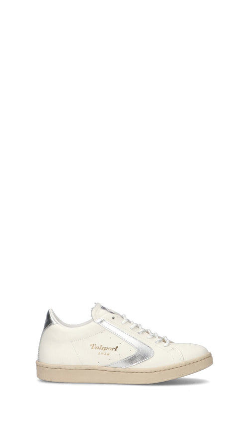 VALSPORT TOURNAMENT Sneaker donna bianca/argento in pelle