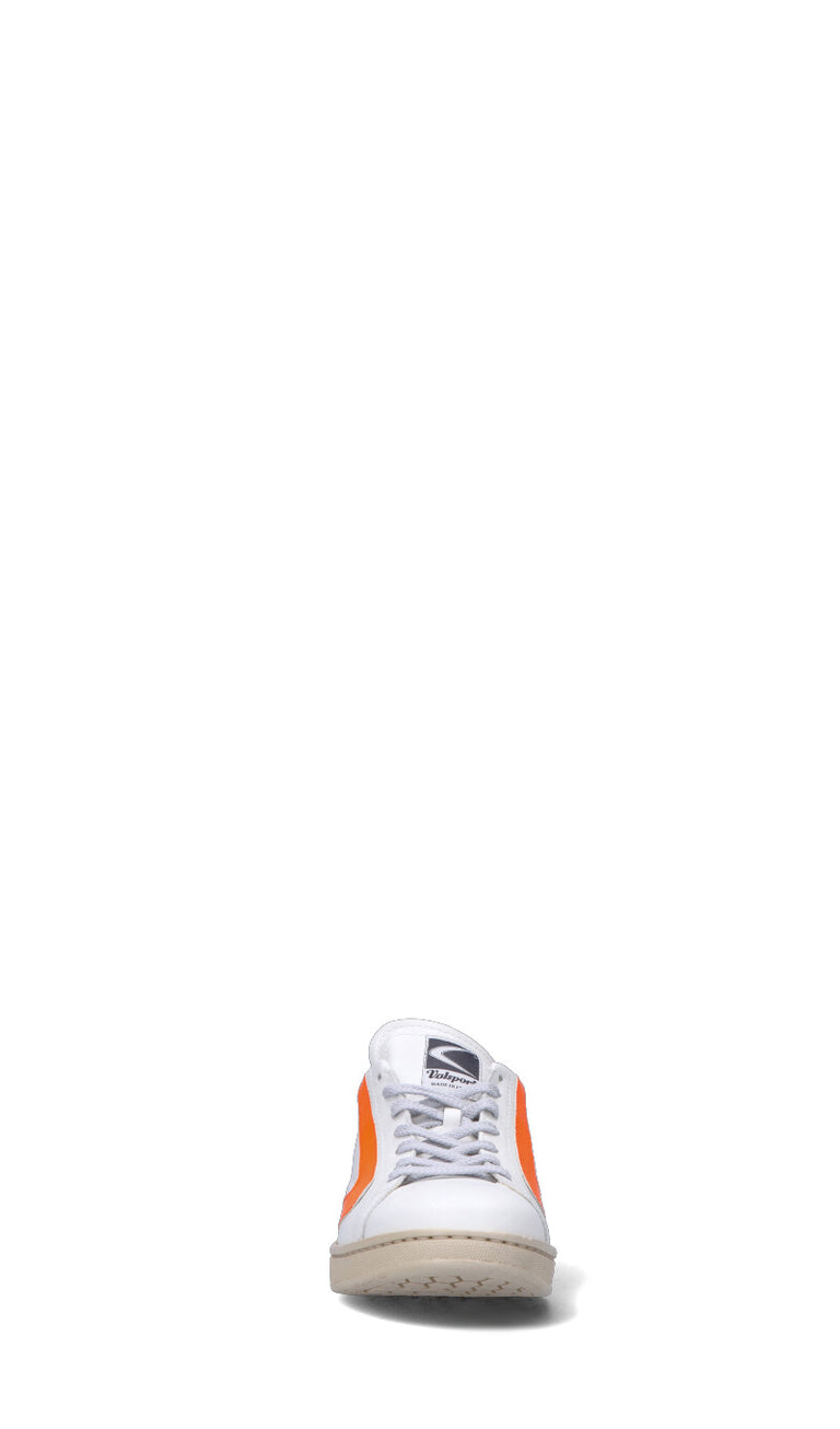 VALSPORT Sneaker uomo bianca/arancio in pelle
